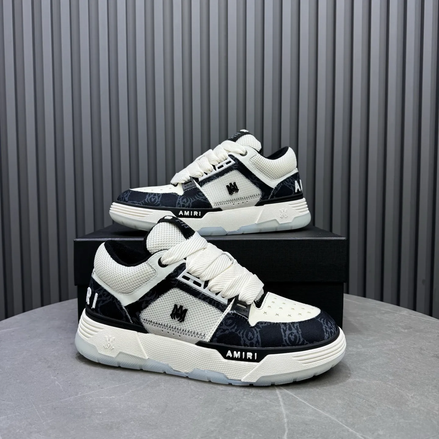 Men's shoes 💰660💰 AMIRI AMIRI trendy brand hot sale 🔥 Available all year round, couples 💑 Official website synchronization Imported fabrics 1⃣️ vs 1⃣️ replica, original factory special original sole, 35-45 (45. non-refundable)
